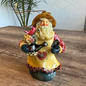Santa Claus Glaze Christmas Ornaments.